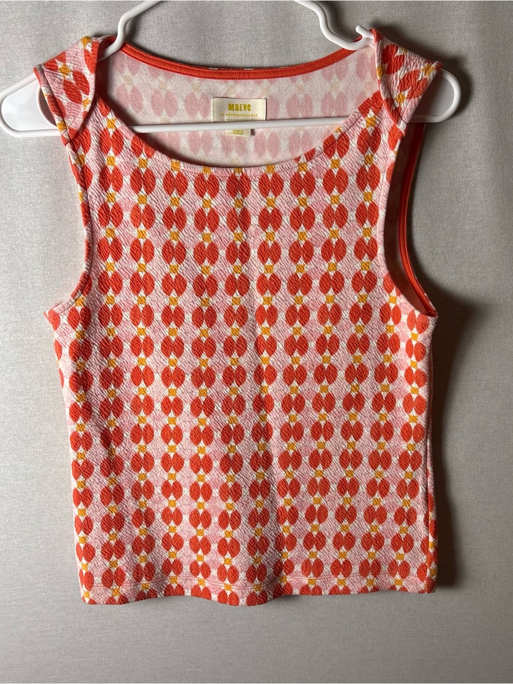 Anthropologie Maeve Mina Boatneck Tank‎ Top Size XS